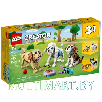 Конструктор LEGO Creator 31137 Очаровательные собаки